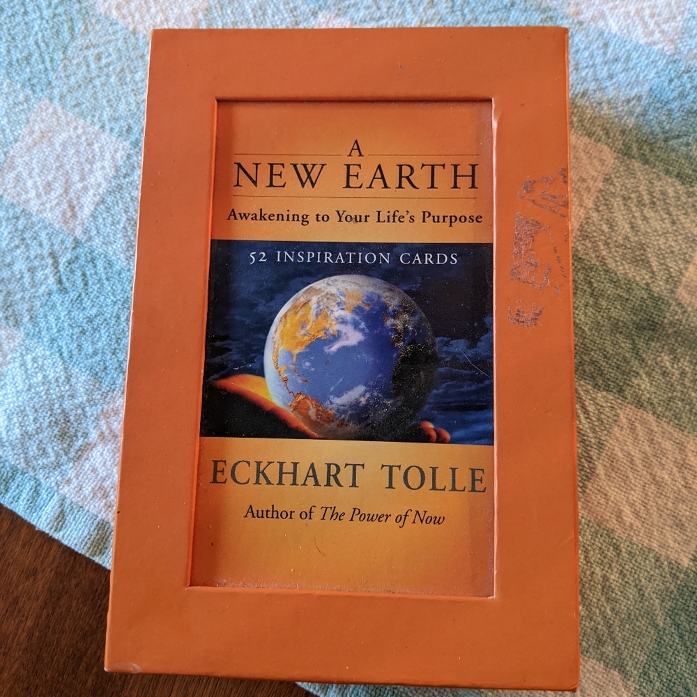 A New Earth, used inspirational cards